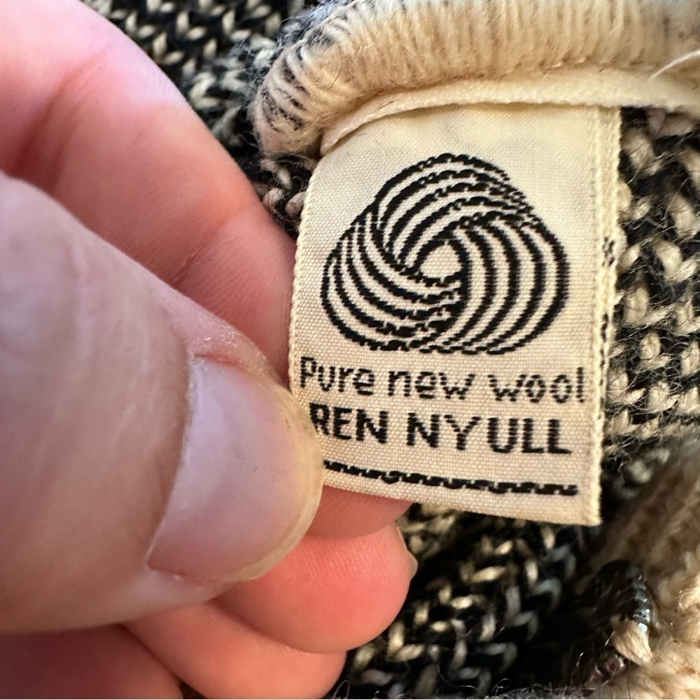 Nordstrikk Wool Fair Isle Front Closure Cardigan 38 - Picture 6 of 9